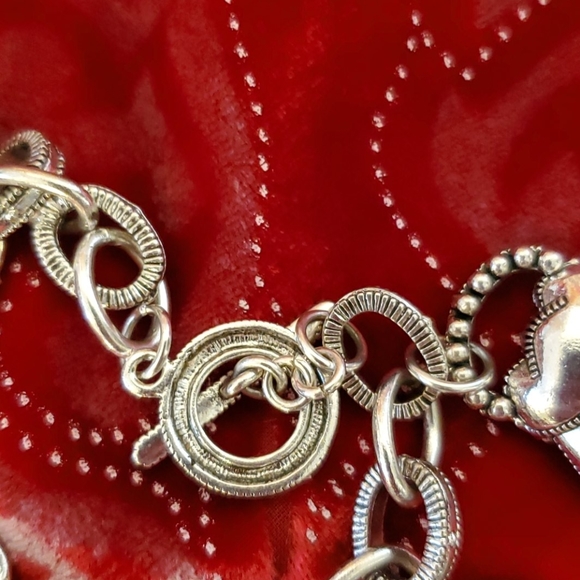 Silver Tone Purse Charm Bracelet - Picture 5 of 8